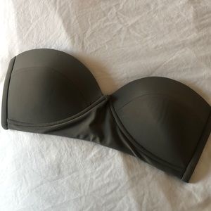 Mikoh Huahine Bikini Top In Taupe/Shiitake